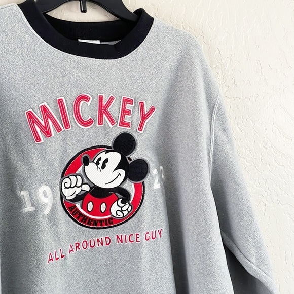 Disney Mickey Oversized‎ Vntg Inspired Retro Fleece Oversized Sweatshirt - Picture 3 of 7